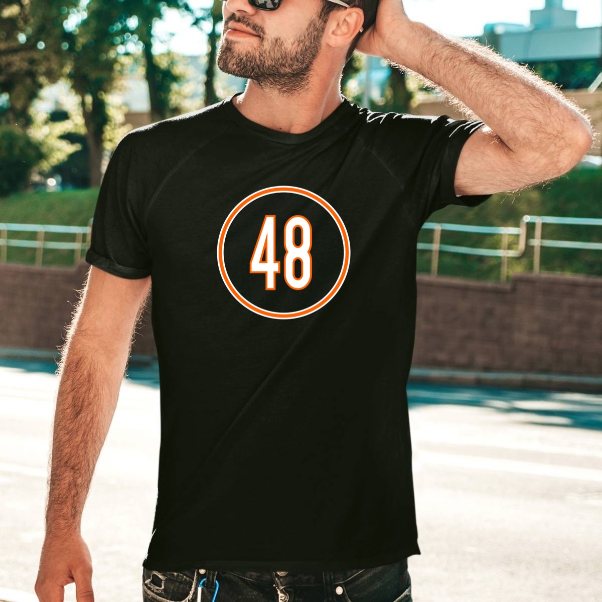 Patrick-Scales-48-Jersey-Chicago-Bears-Number-48-Circle-T-Shirt-1_t-shirt-4_5