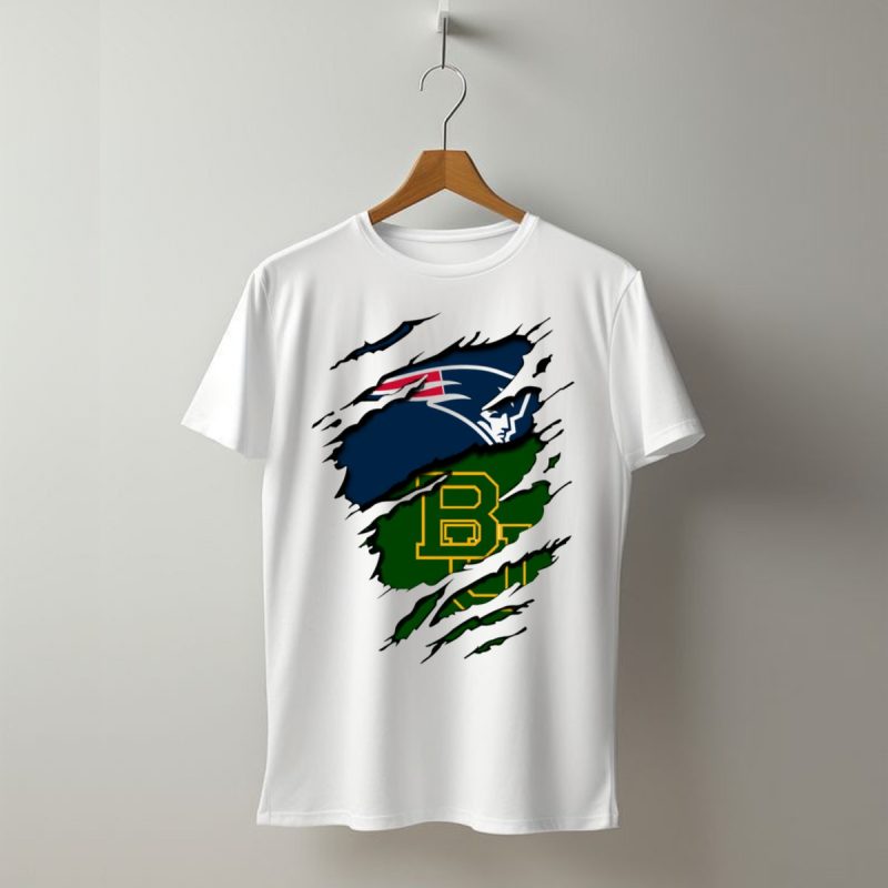 Patriots Baylor Bu Logo Mashup T Shirt T Shirt 1