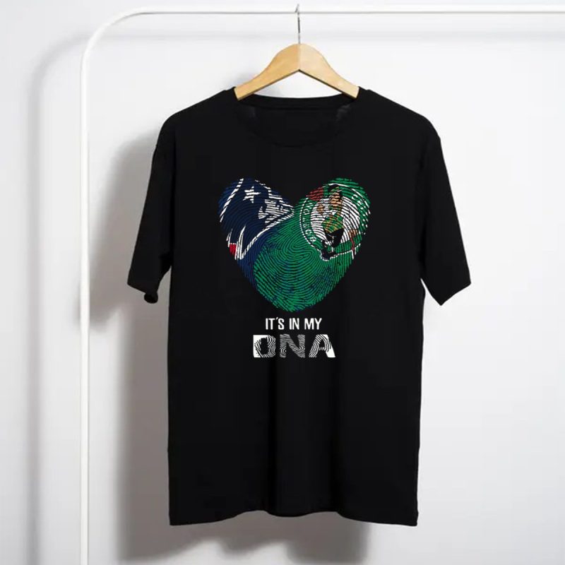Patriots Celtics Heart Dna Fingerprint Celtics T Shirt T Shirt 1