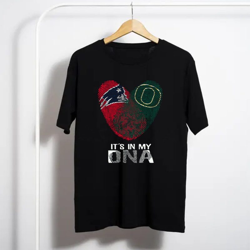 Patriots Ducks Its In My Dna Fingerprint Heart T Shirt T Shirt 1
