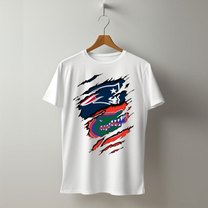 Patriots Gators Claw Marks T Shirt T Shirt 1