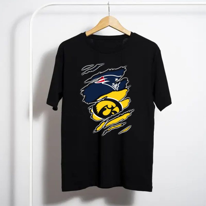 Patriots Hawkeyes Team Spirit Fusion T Shirt T Shirt 1
