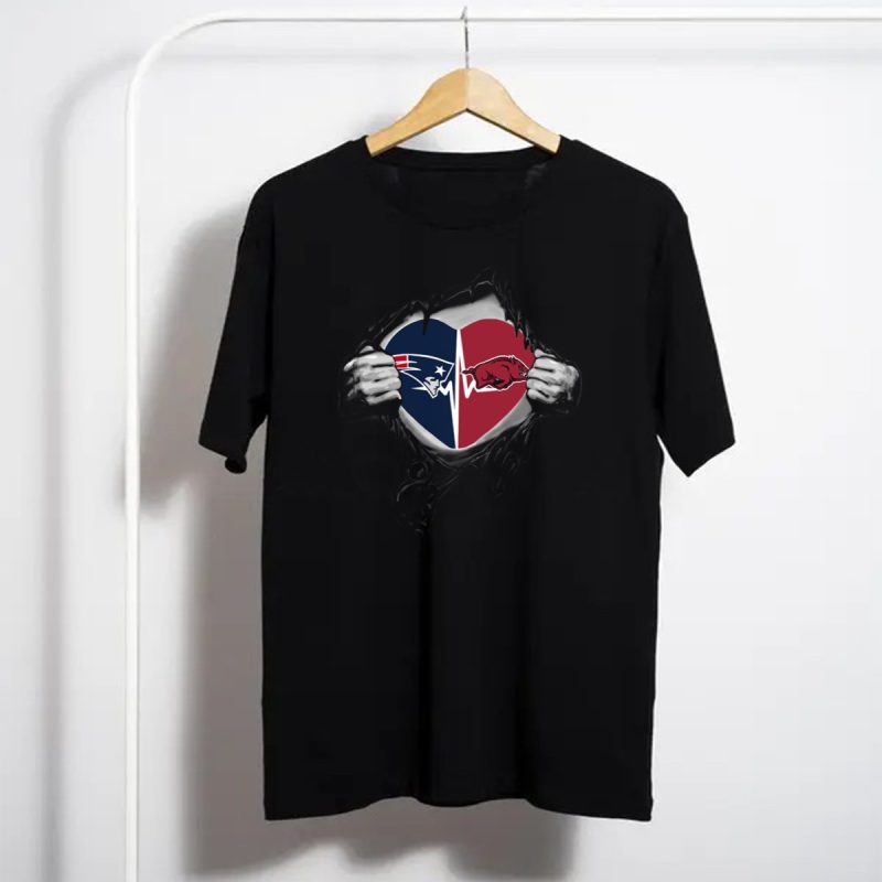 Patriots Heart Arkansas Razorbacks T Shirt T Shirt 1