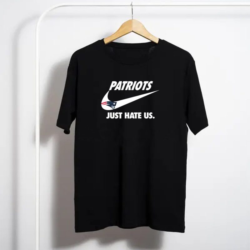 Patriots Just Hate Us Logo New England Football Team T Shirt T Shirt 1