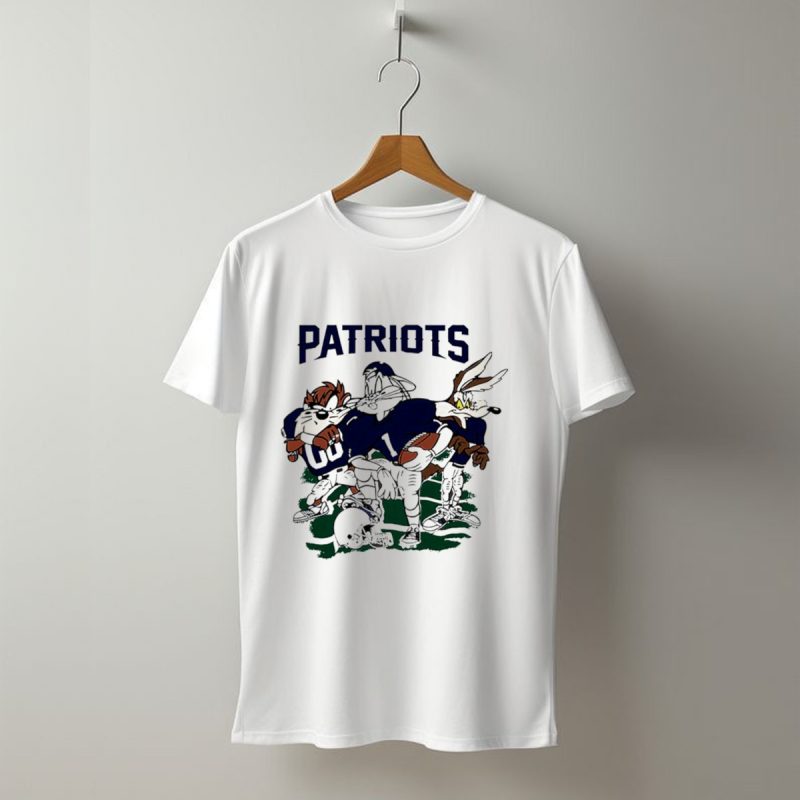 Patriots Looney Tunes Characters In Football Gear T Shirt T Shirt 1