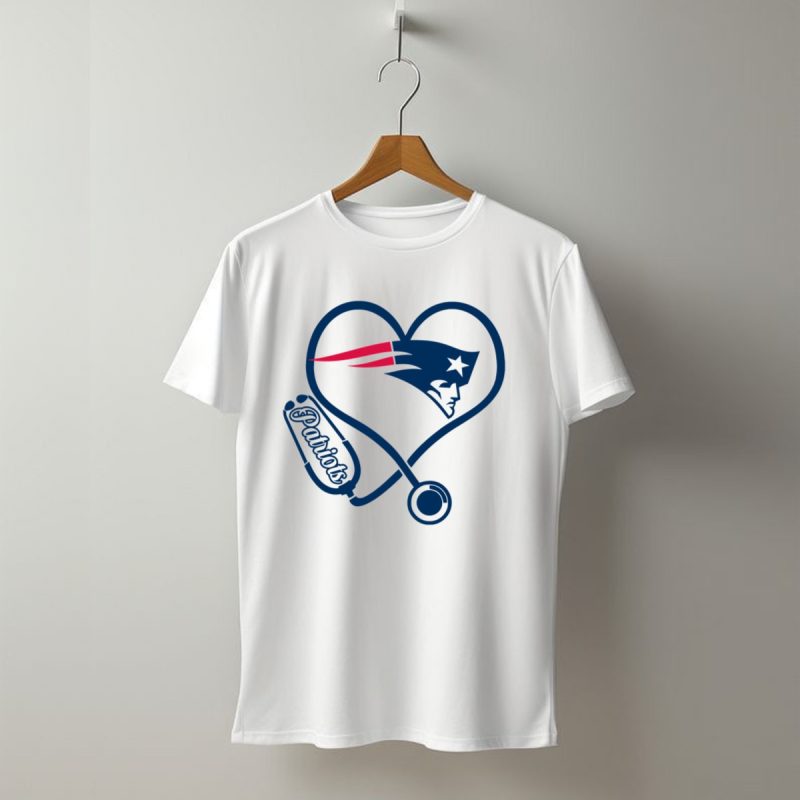 Patriots Nurse Heart Stethoscope T Shirt T Shirt 1