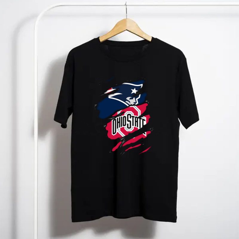 Patriots Ohio State Logo Mashup T Shirt T Shirt 1