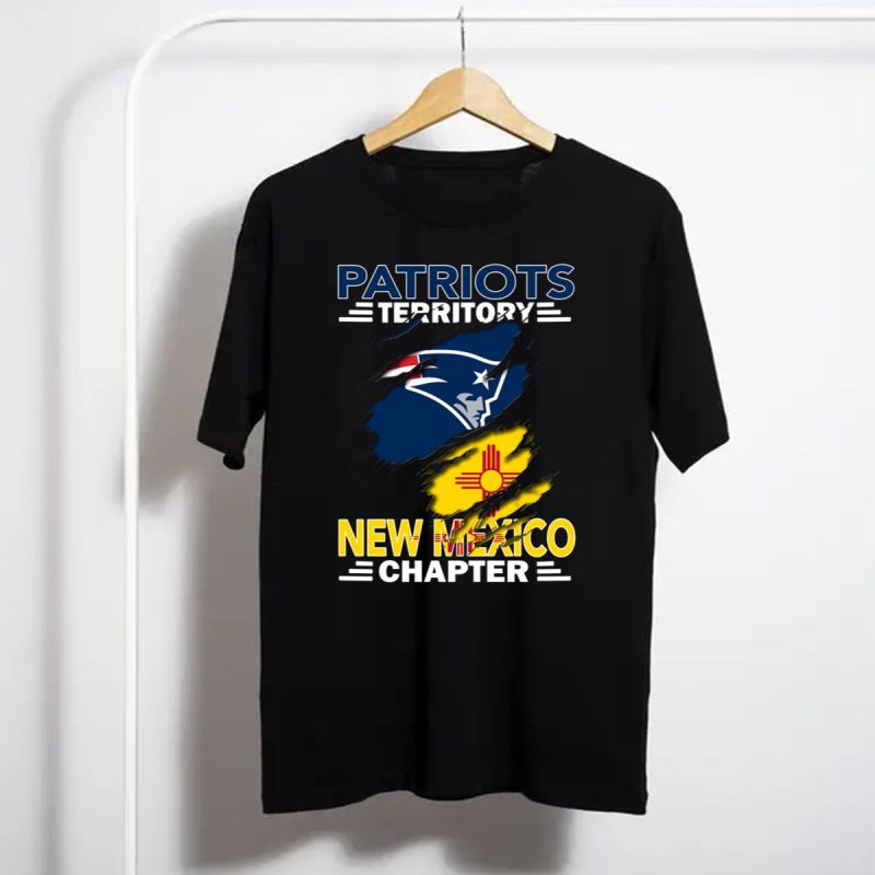 Patriots Territory New Mexico Chapter Patriots Head Logo And New Mexico Flag T Shirt T Shirt 1