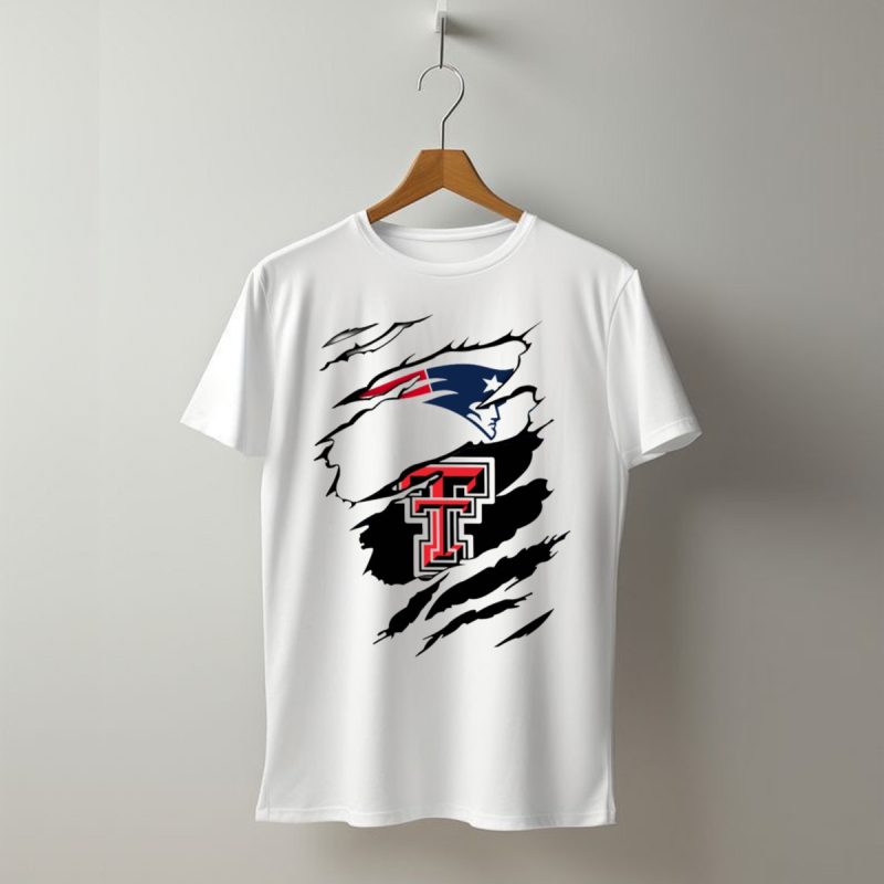 Patriots Texas Tech Double T Logo Fusion T Shirt T Shirt 1