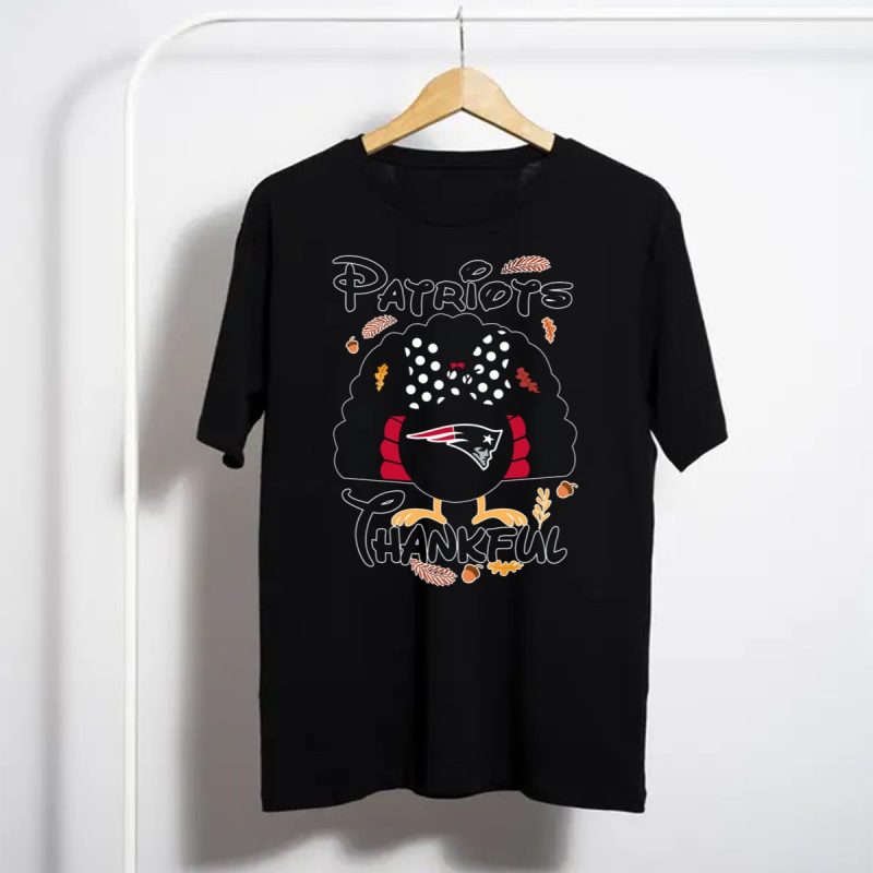 Patriots Thankful Thanksgiving Minnie Turkey T Shirt T Shirt 1