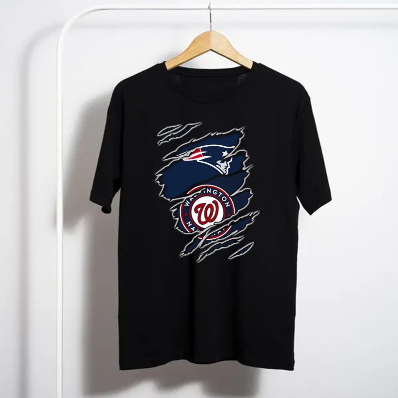 Patriots Washington Nationals Team Fusion T Shirt T Shirt 1