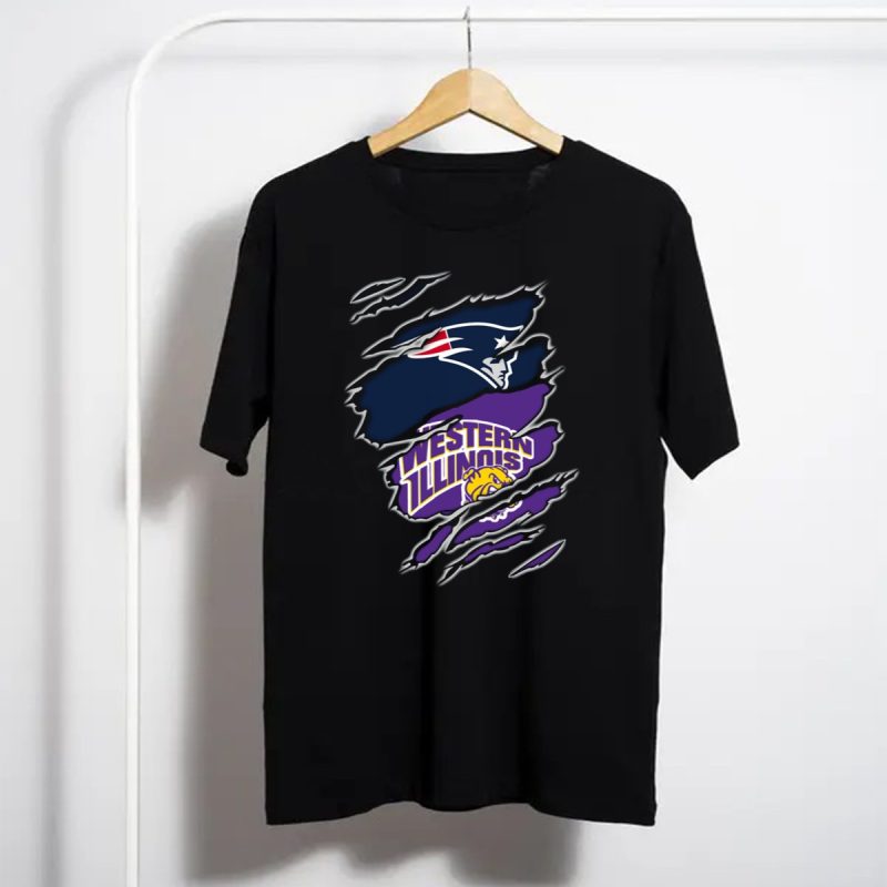 Patriots Western Illinois Leathernecks Logo Crossover T Shirt T Shirt 1