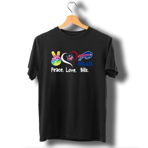 Peace Love Nfl Buffalo Bills T-Shirt