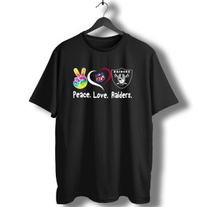 Peace Love Nfl Raiders T-Shirt