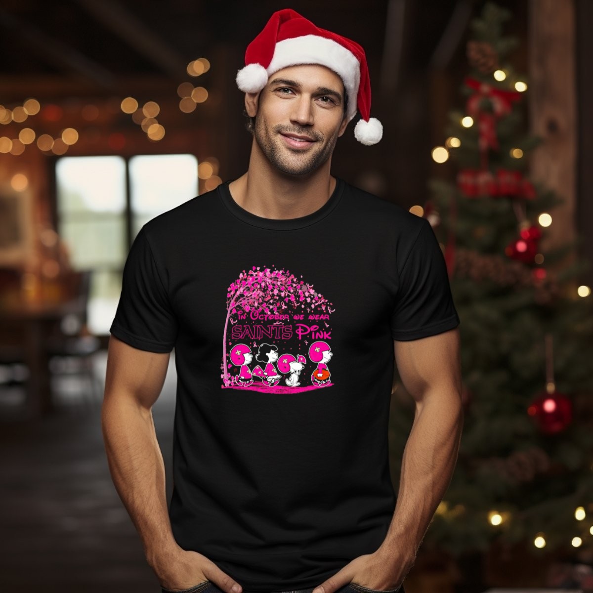 Peanuts-Characters-In-October-We-Wear-Saints-Pink-Breast-Cancer-Awareness-T-Shirt-1_t-shirt-1_2