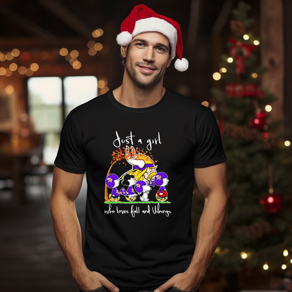 Peanuts-Characters-Just-A-Girl-Who-Loves-Fall-And-Vikings-With-Autumn-Tree-And-Football-Helmets-T-Shirt-1_t-shirt-1_2