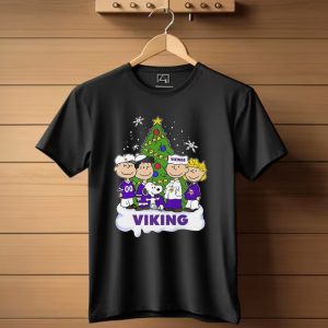 Peanuts Characters Minnesota Vikings Christmas 2024 Viking T Shirt