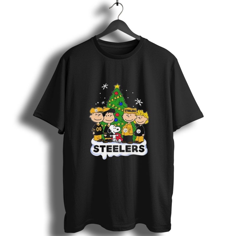 Peanuts Characters Pittsburgh Steelers Christmas T Shirt 1 T Shirt 1