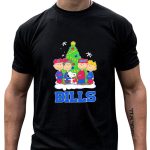 Peanuts-Characters-With-Buffalo-Bills-Christmas-Tree-And-Snowflakes-T-Shirt-1_t-shirt-4_5