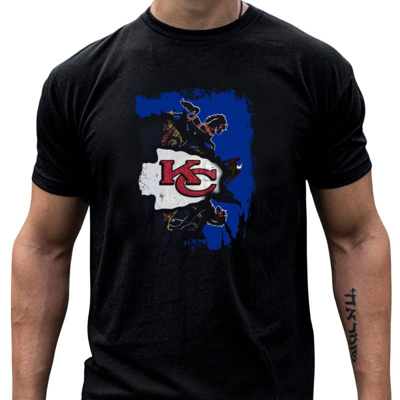 Pennsylvania State Pride With Kansas City Chiefs Logo And Heraldic Symbols T Shirt T Shirt 1 1