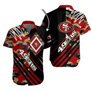 Personalized 49ers Lofo Camo Clash Hawaiian Shirt