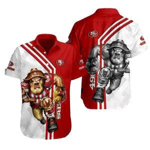 Personalized 49ers Mascot Showdown Dual Design Hawaiian Shirt