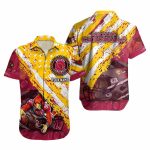 Personalized Arizona Cardinals American Flag And Mascot Hawaiian Shirt