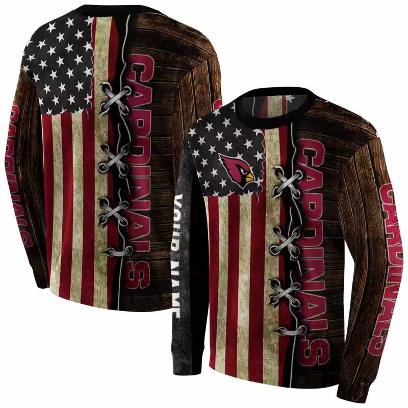 Personalized Arizona Cardinals American Pride Aop Sweatshirt 1
