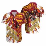 Personalized Arizona Cardinals Blazing Spirit Mascot Hawaiian Shirt