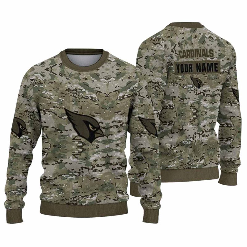 Personalized Arizona Cardinals Camouflage Blend Aop Sweatshirt 1