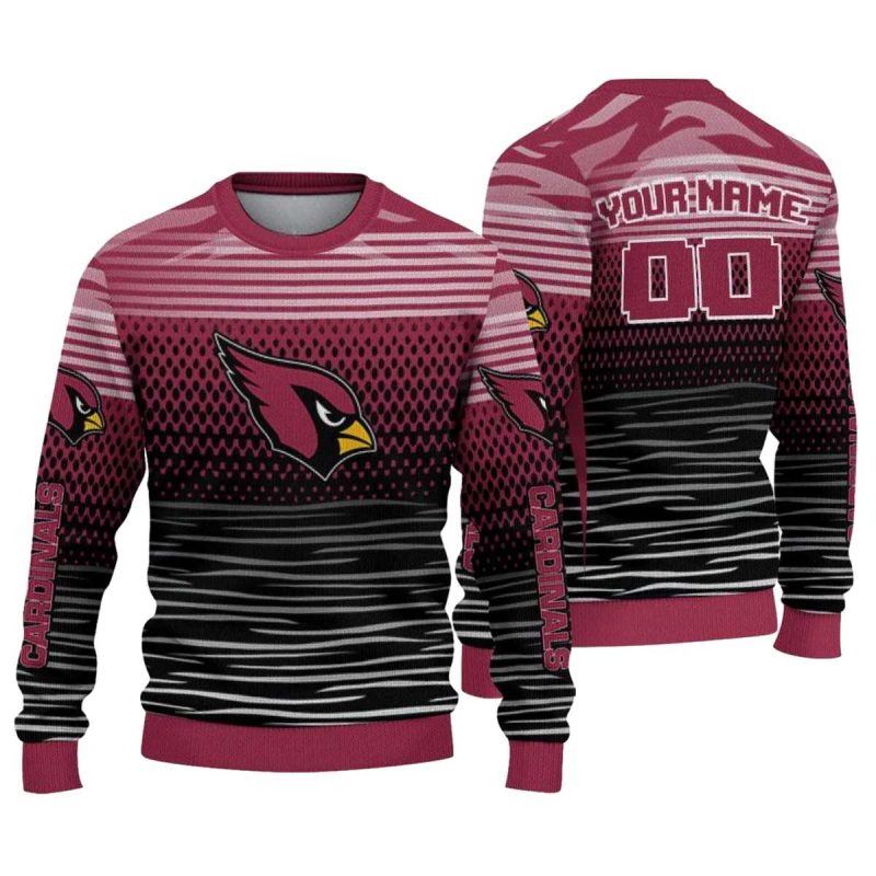 Personalized Arizona Cardinals Diamond Mesh Aop Sweatshirt 1