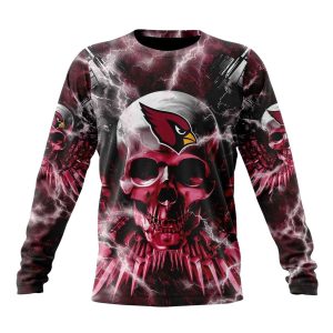 Personalized Arizona Cardinals Expendables Skull Halloween AOP Sweatshirt