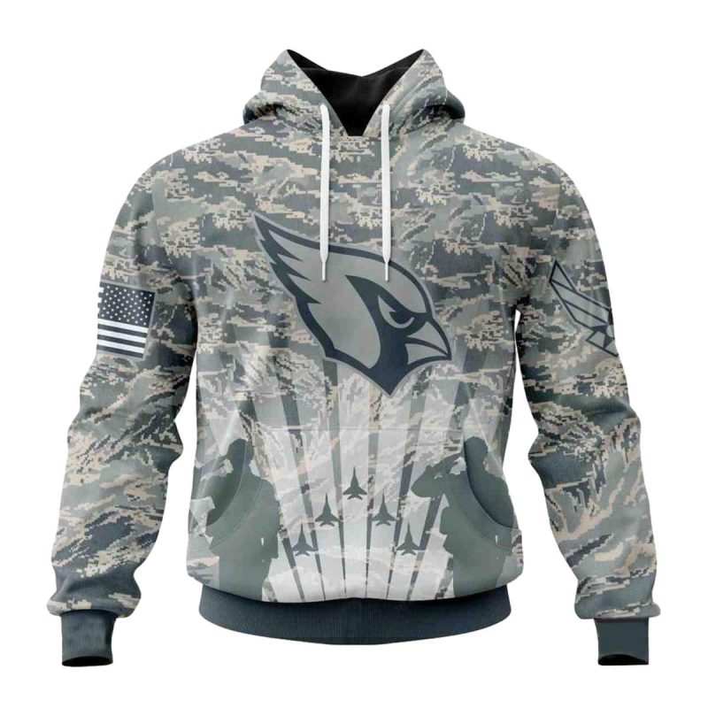 Personalized Arizona Cardinals Honor Us Air Force Veterans Aop Hoodie 1