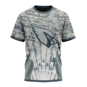 Personalized Arizona Cardinals Honor US Air Force Veterans AOP T Shirt
