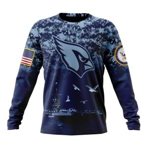 Personalized Arizona Cardinals Honor US Navy Veterans AOP Sweatshirt