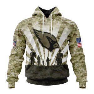 Personalized Arizona Cardinals Honor Veterans And Families AOP Hoodie