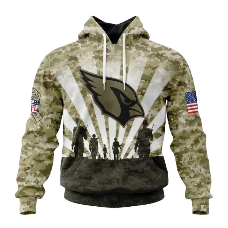 Personalized Arizona Cardinals Honor Veterans And Families Aop Hoodie 1