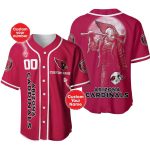 Personalized Arizona Cardinals Jason Voorhees Baseball Jersey