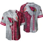 Personalized Arizona Cardinals Logo And Jesus Baseball Jersey