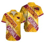 Personalized Arizona Cardinals Logo Champion Hawaiian Shirt