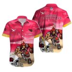 Personalized Arizona Cardinals Logo Lovely Mascot Hawaiian Shirt