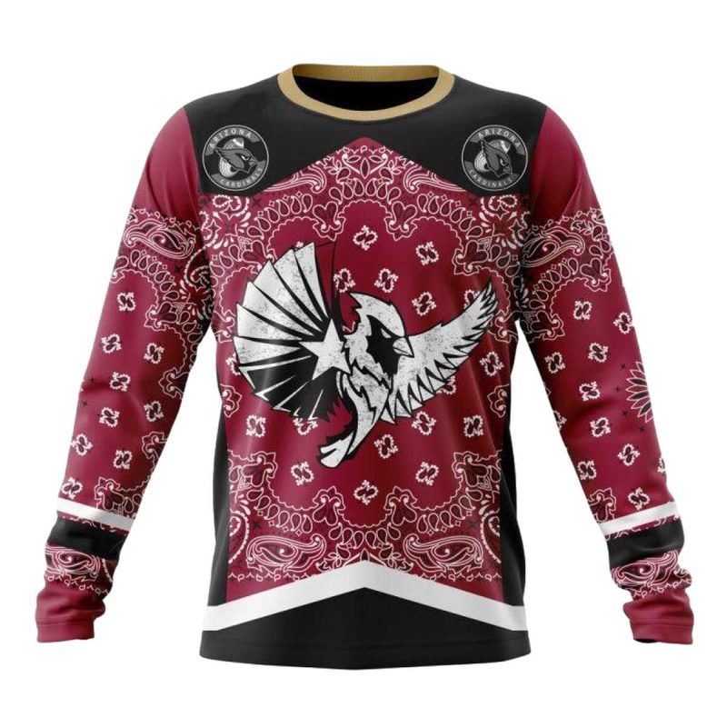 Personalized Arizona Cardinals Logo Lover Classic Style Aop Sweatshirt 1
