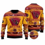 Personalized Arizona Cardinals Lover Logo Est 1898 Ugly Sweater
