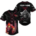 Personalized Arizona Cardinals Mascot Bird Baseball Jersey