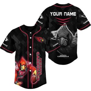 Personalized Arizona Cardinals Mascot Bird Baseball Jersey