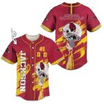 Personalized Arizona Cardinals No 1 Dad Baseball Jersey