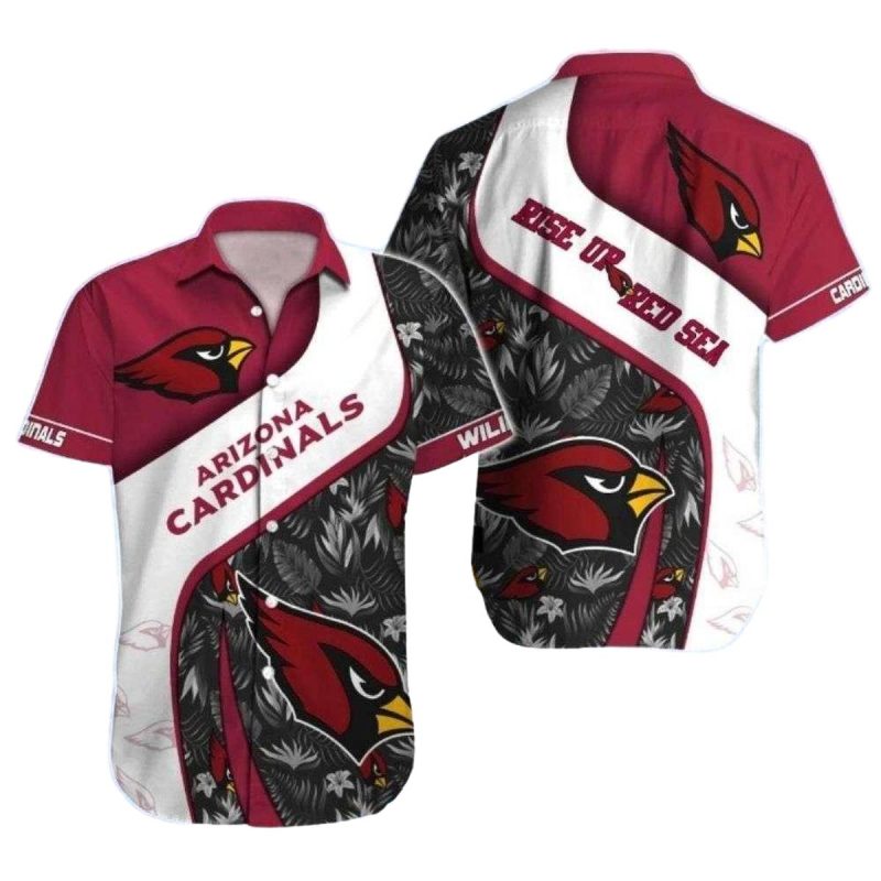 Personalized Arizona Cardinals Rise Up Hawaiian Shirt 1