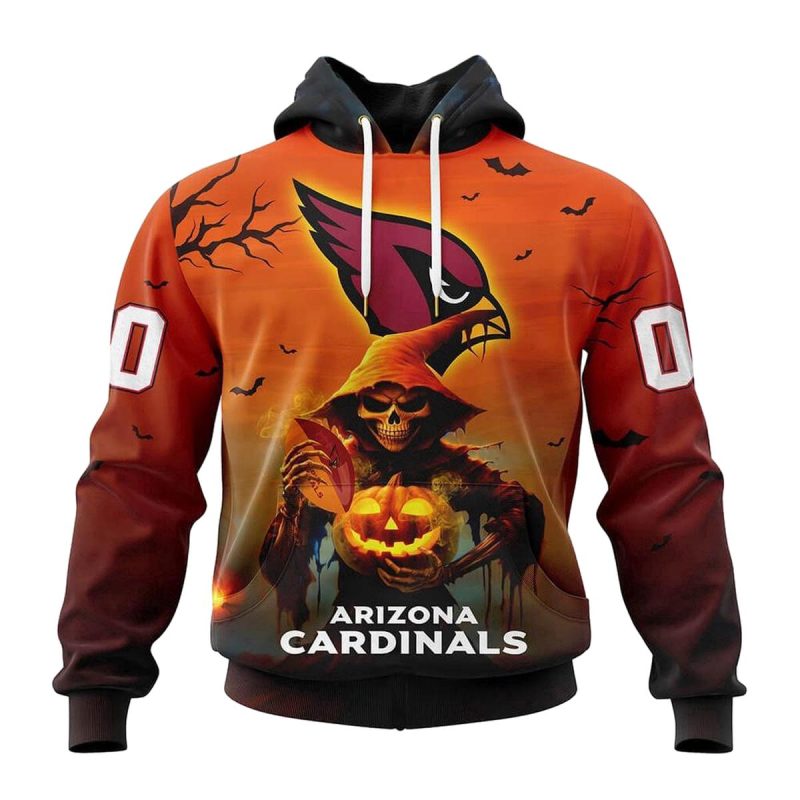 Personalized Arizona Cardinals Special Death Halloween Aop Hoodie 1