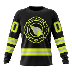 Personalized Arizona Cardinals Special FireFighter Uniform AOP Sweatshirt