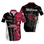 Personalized Arizona Cardinals Special Half Tone Mascot Hawaiian Shirt